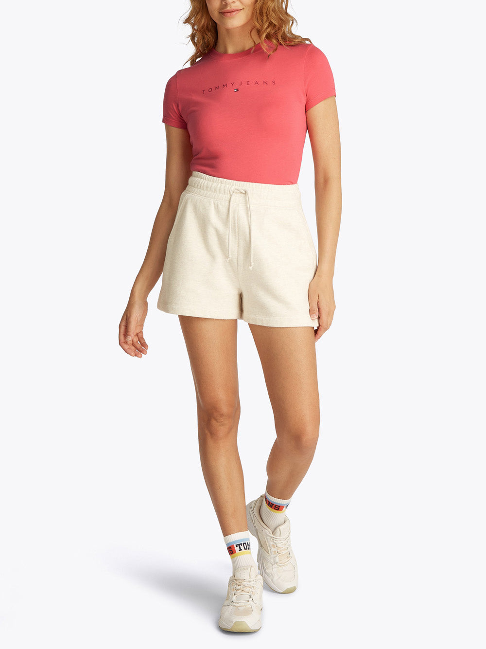 TOMMY HILFIGER T-shirt Donna - modello DW0DW20315 Rosa