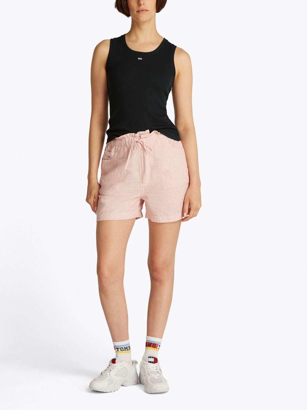 TOMMY HILFIGER Canotta Donna - modello DW0DW20673 Nero