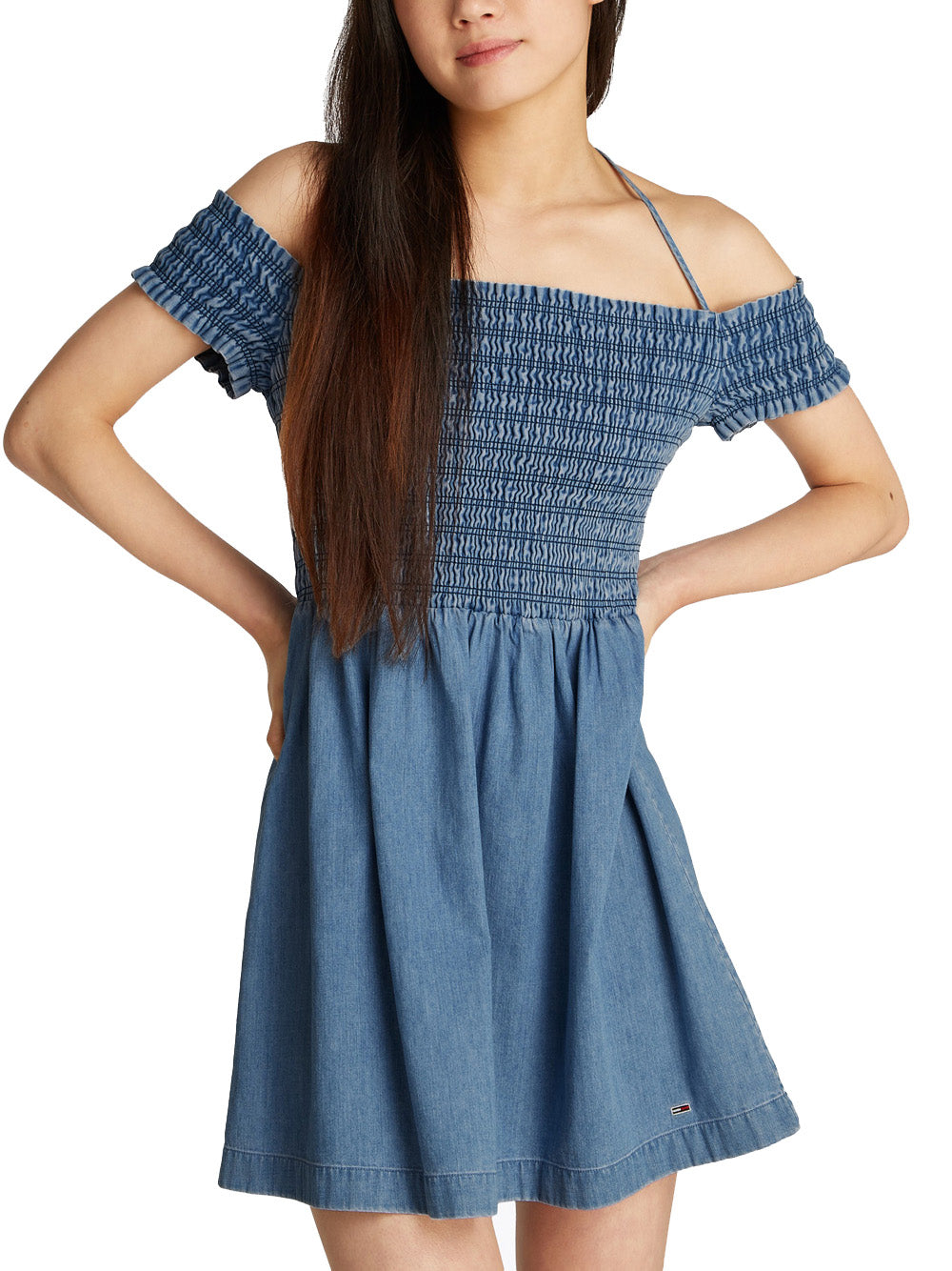 TOMMY HILFIGER Abito Donna - Jeans modello DW0DW20677 Blu