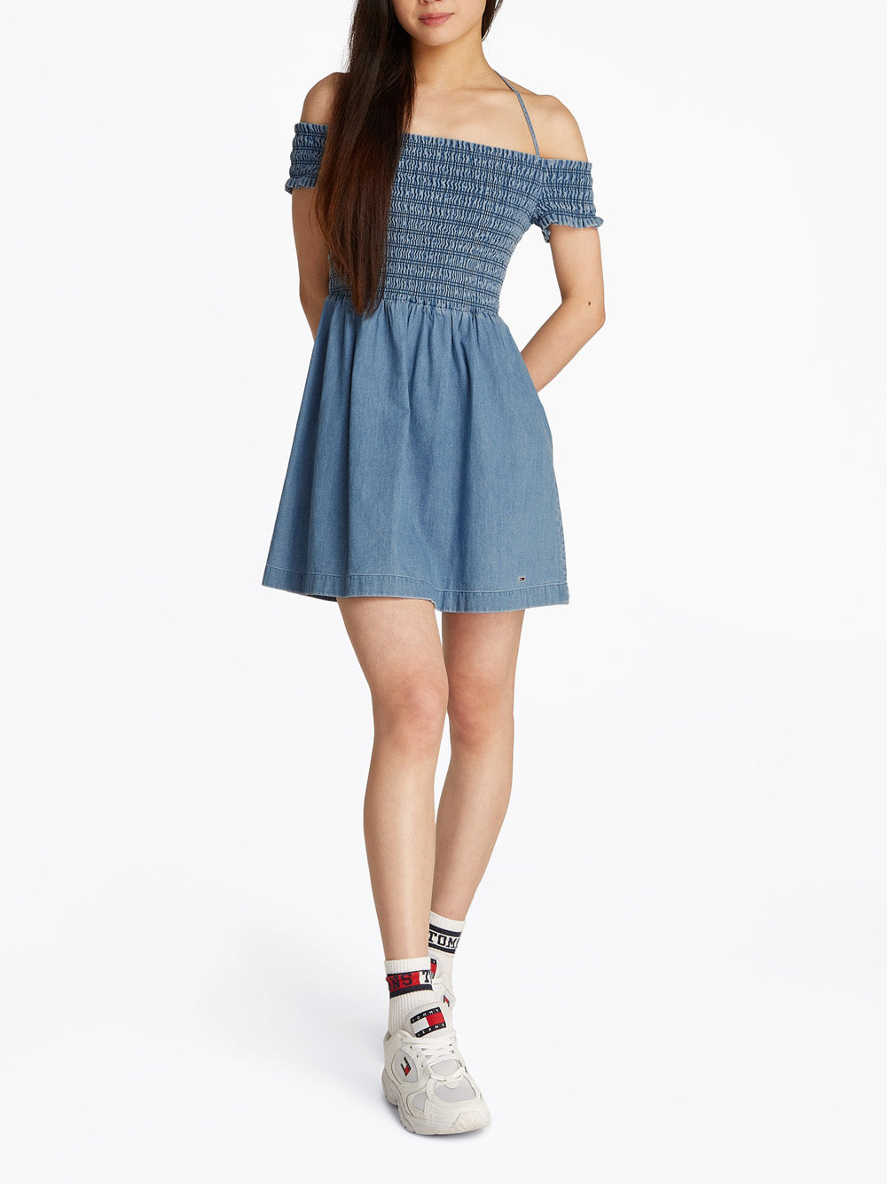 TOMMY HILFIGER Abito Donna - Jeans modello DW0DW20677 Blu