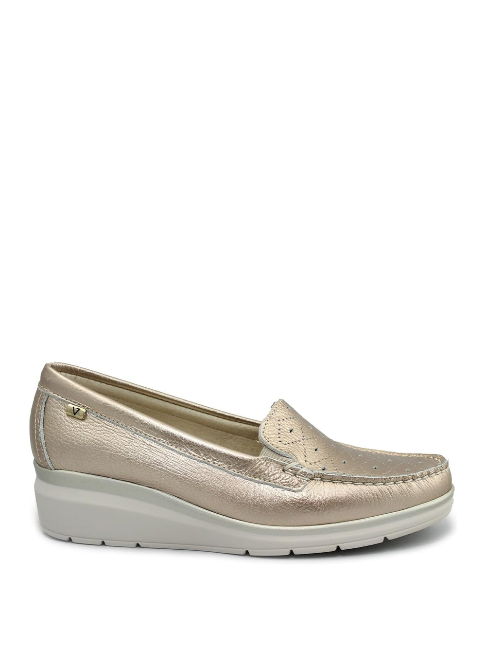VALLEVERDE Mocassini con zeppa Donna - modello 11052 Bronzo