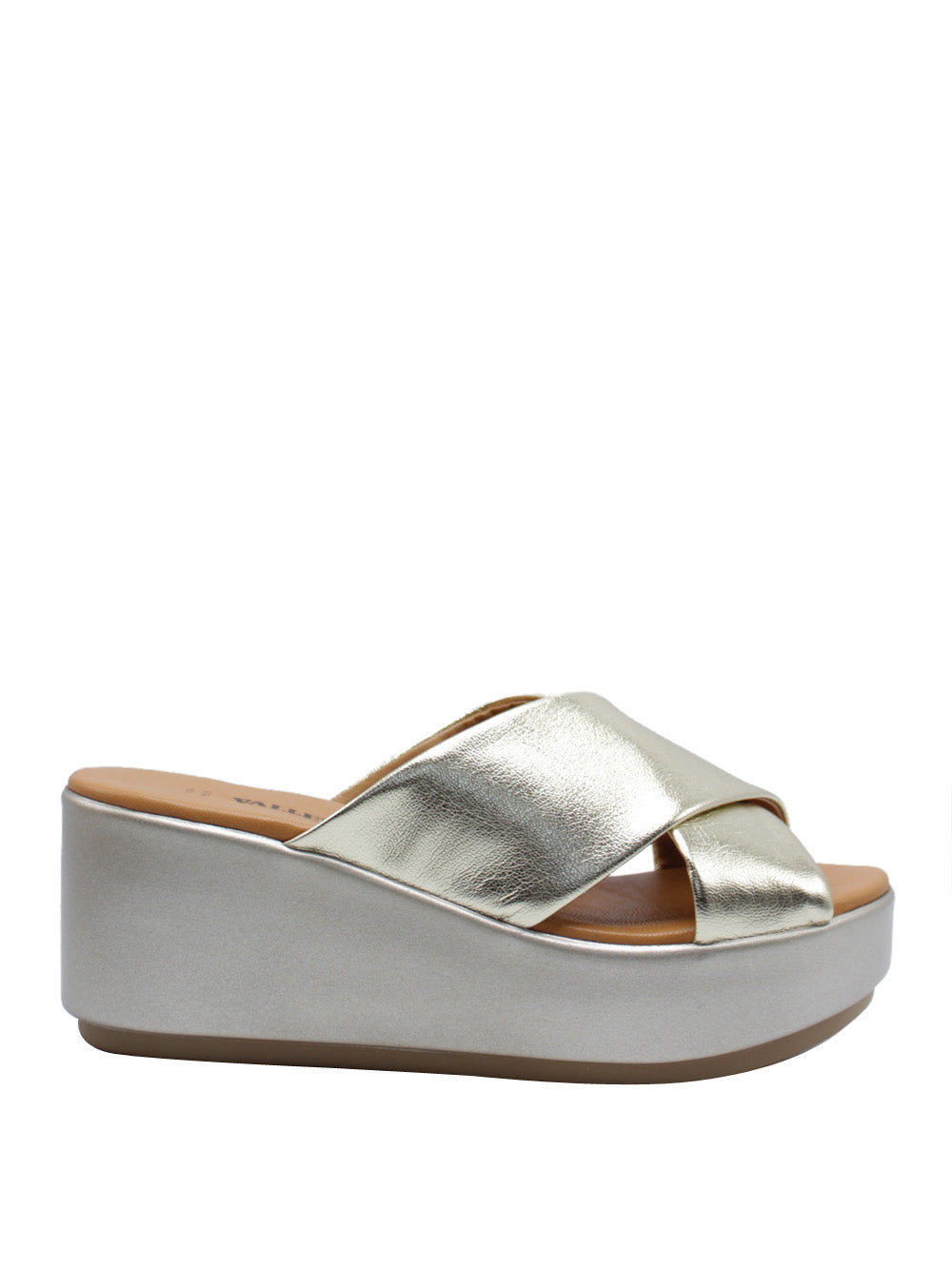 VALLEVERDE Ciabatte con zeppa Donna - modello 24405 Oro