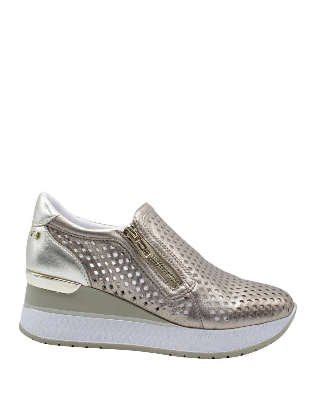 VALLEVERDE Sneakers con zeppa Donna - modello 36420 Bronzo
