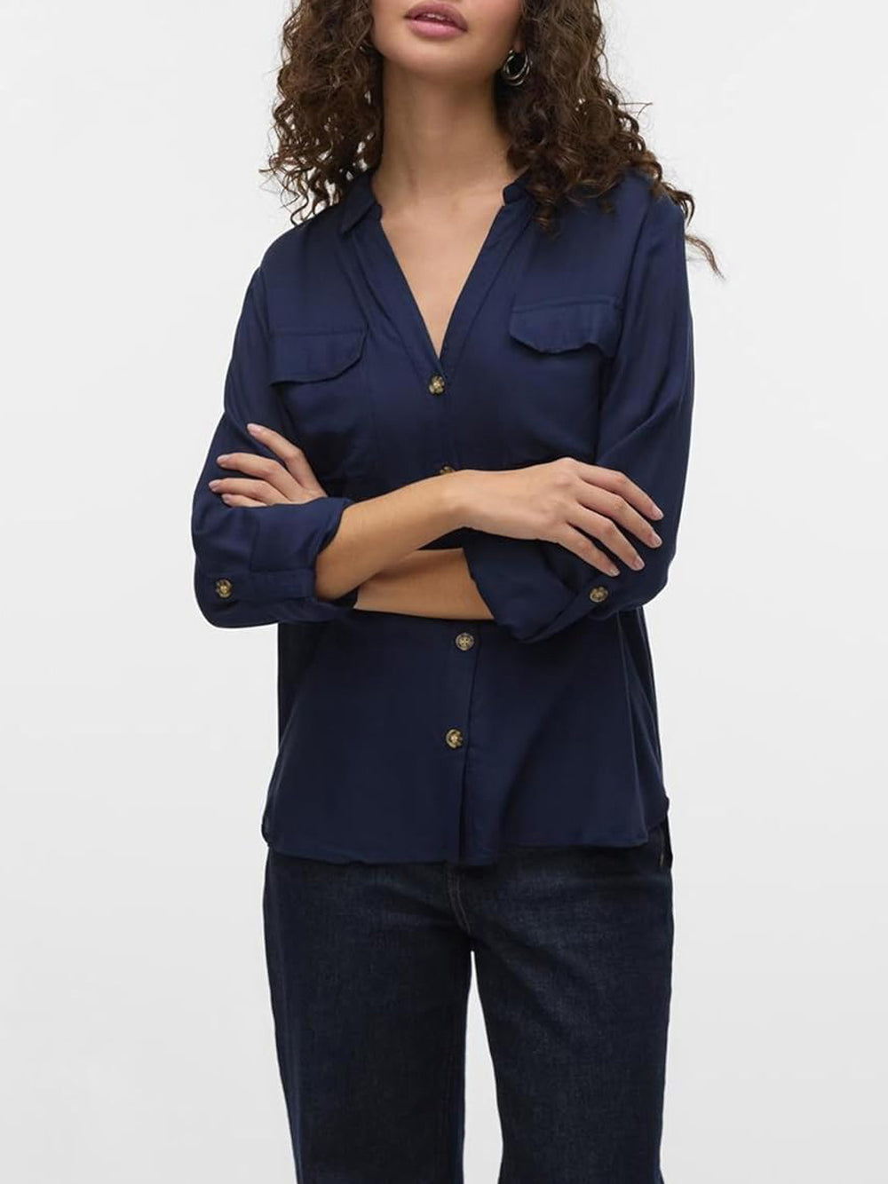 VERO MODA Camicia Donna - modello 10275283 Blu