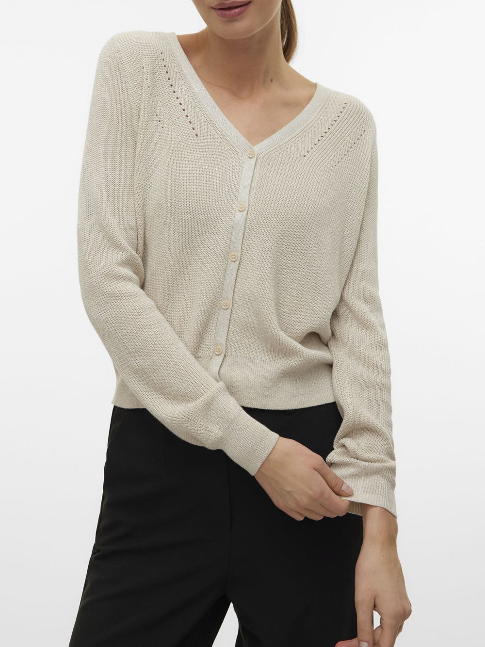 VERO MODA Cardigan Donna - modello 10283254 Beige