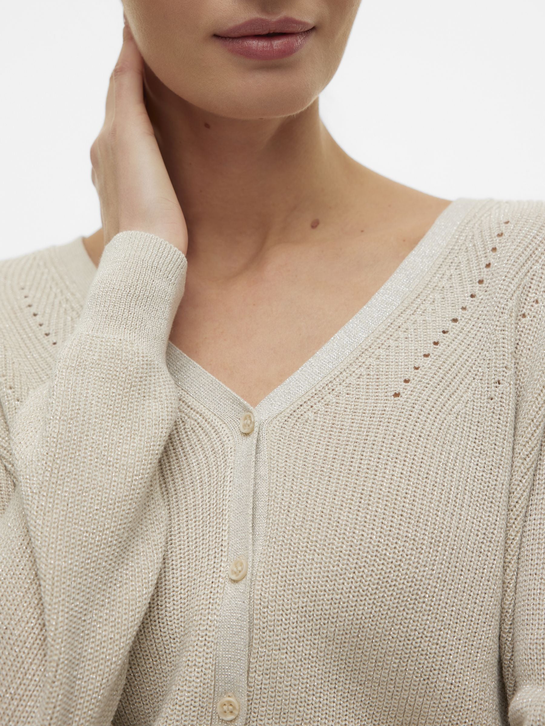 VERO MODA Cardigan Donna - modello 10283254 Beige
