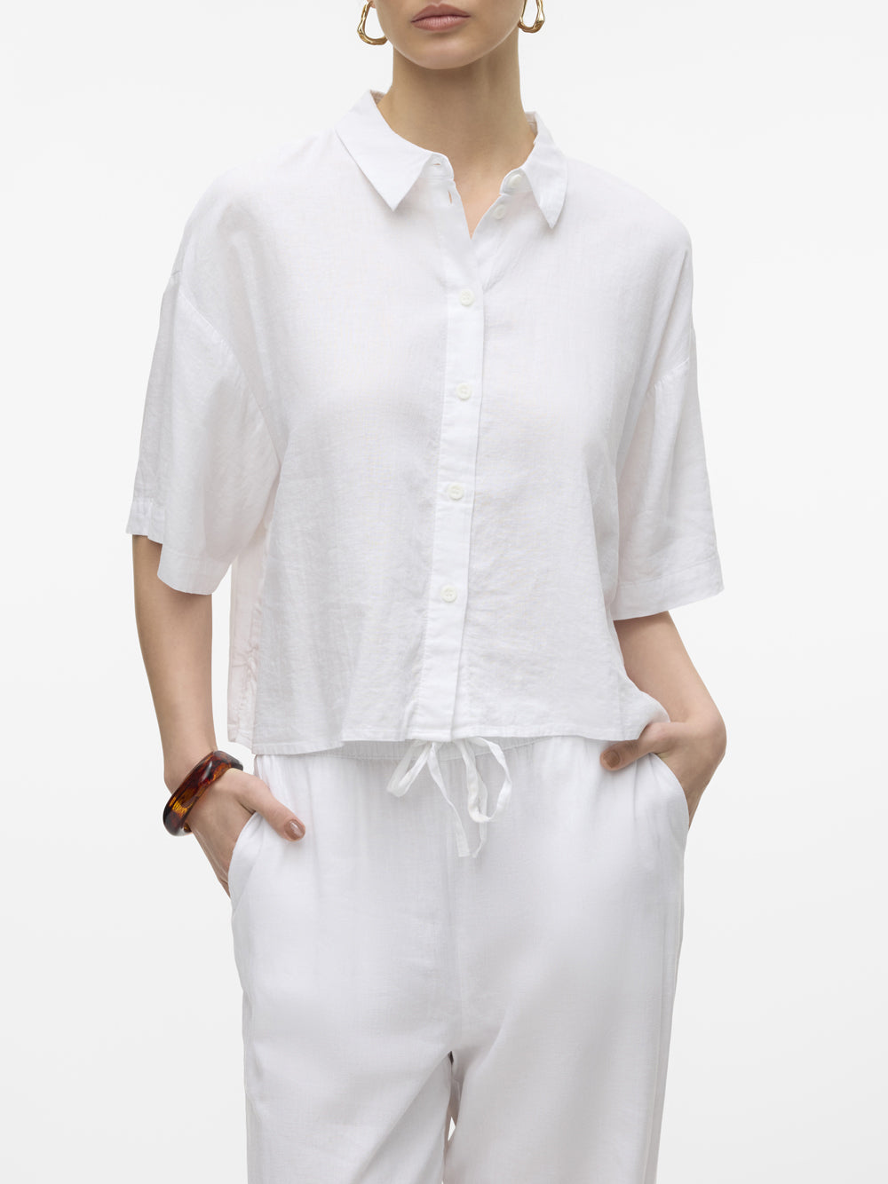 VERO MODA Camicia Donna - modello 10306820 Bianco