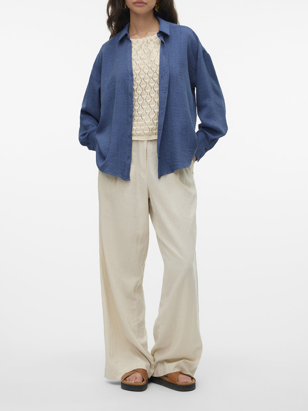 VERO MODA Camicia Donna - modello 10316389 Blu