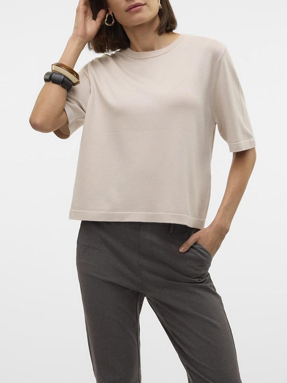 VERO MODA Maglione Donna - modello 10320460 Beige