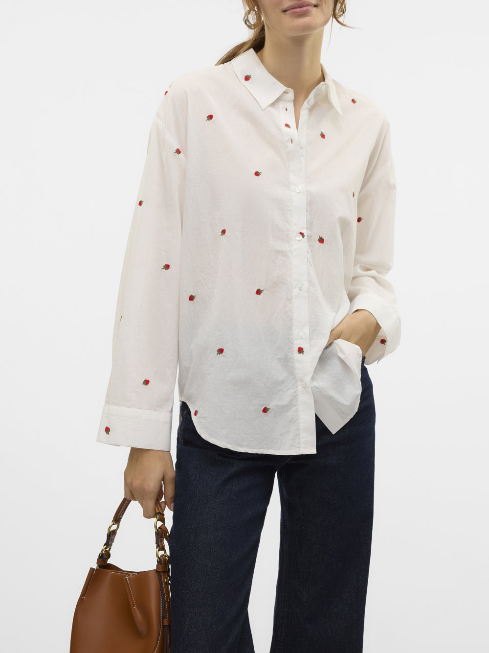 VERO MODA Camicia Donna - modello 10324629 Bianco