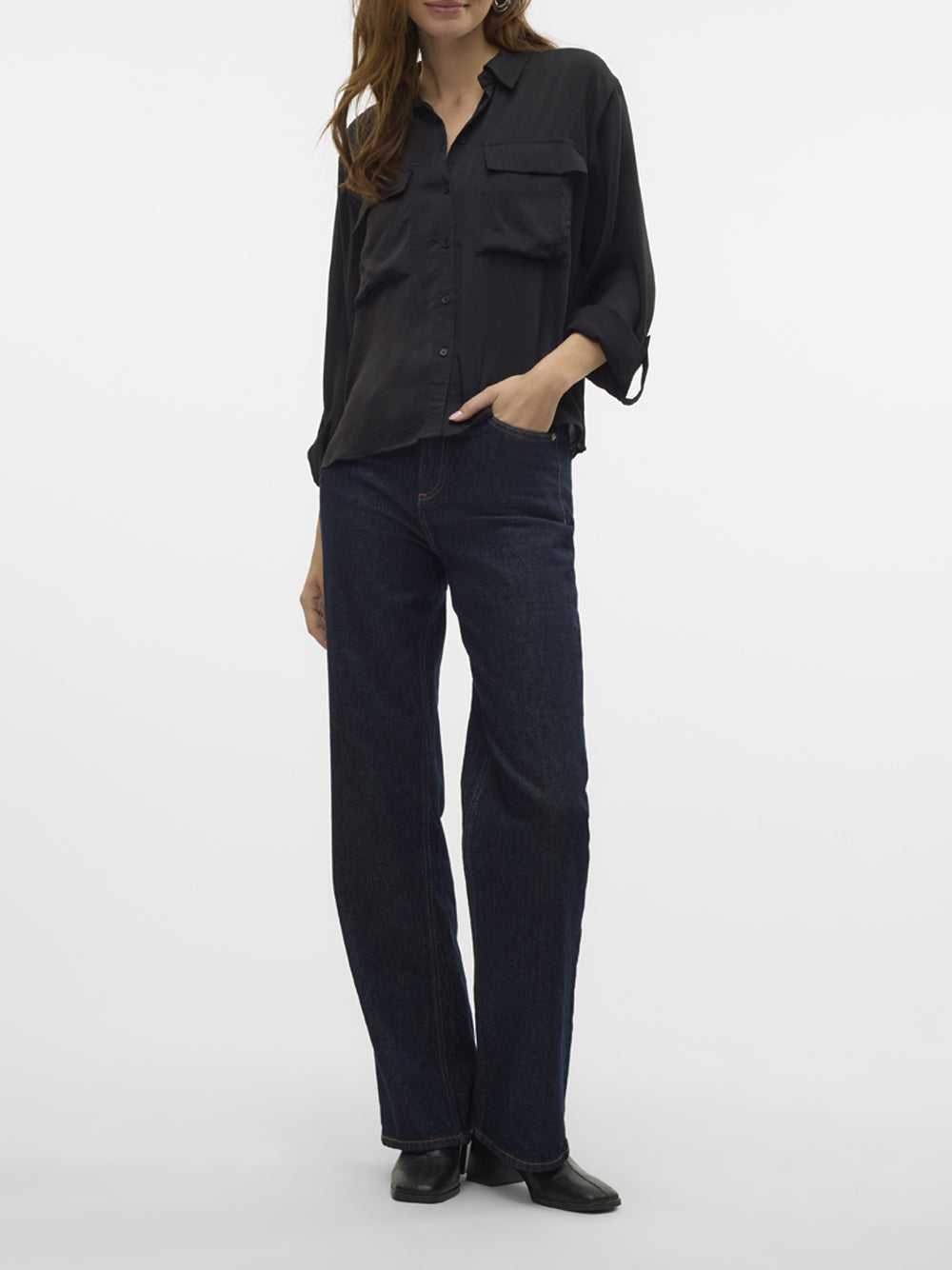 VERO MODA Camicia Donna - modello 10326880 Nero