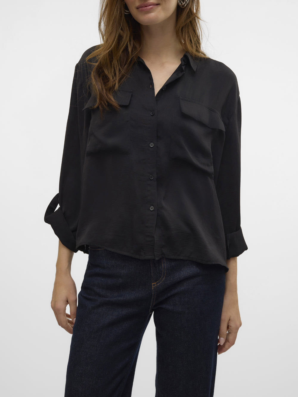 VERO MODA Camicia Donna - modello 10326880 Nero