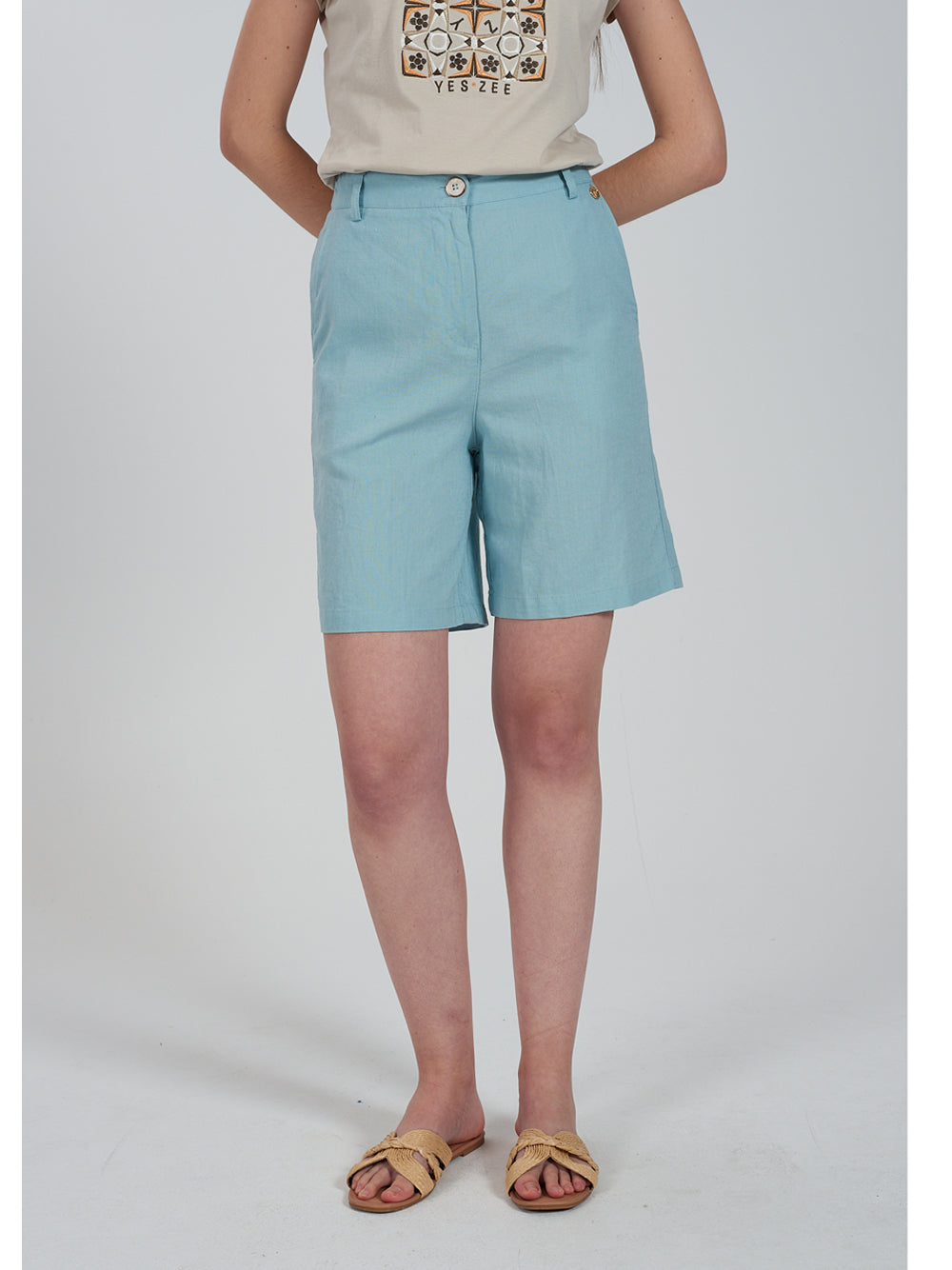 YES ZEE Bermuda Donna - Azzurro Marino modello P247V600 Celeste