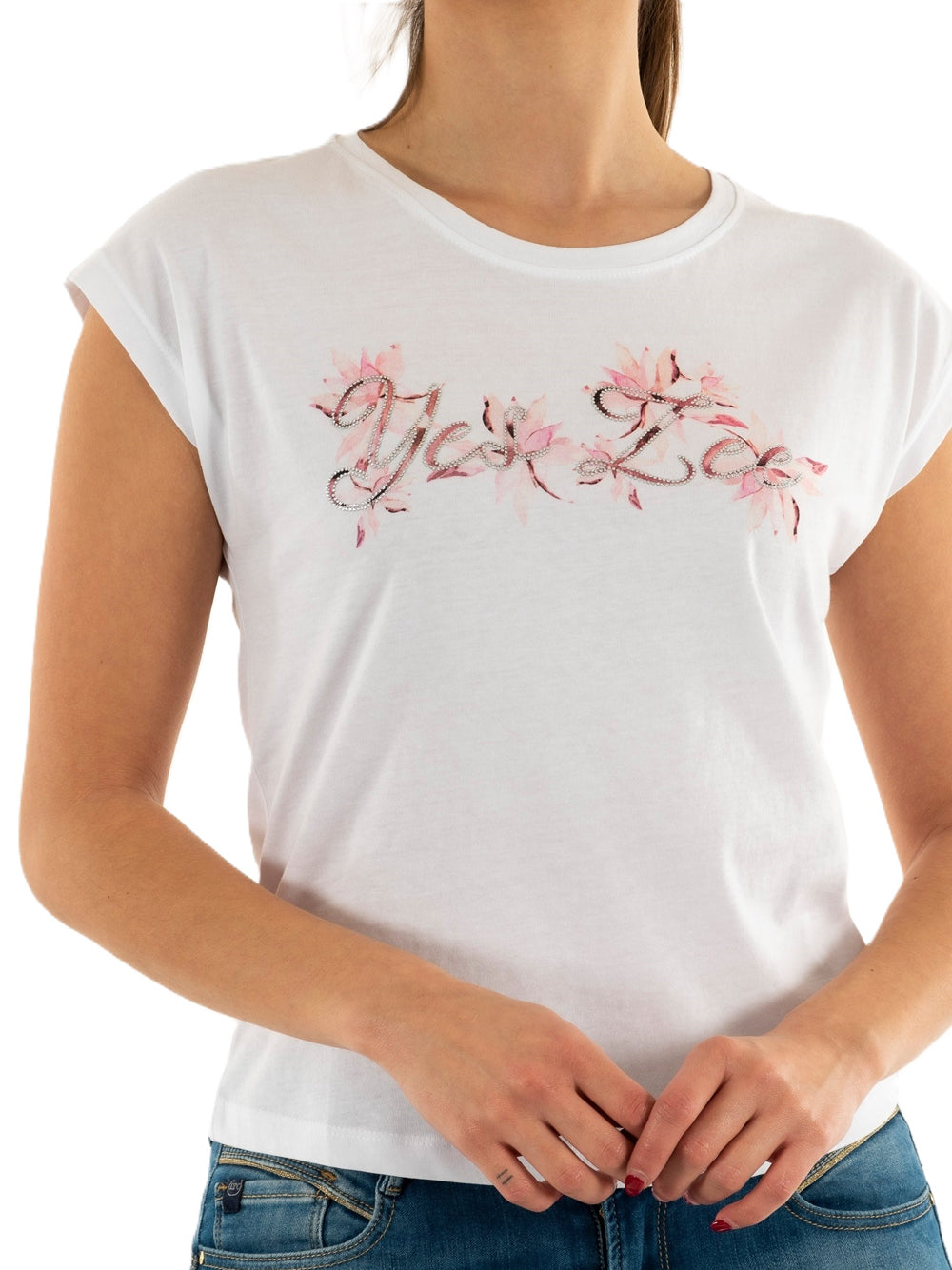 YES ZEE T-shirt Donna - Fantasia modello T212S100 Multicolore