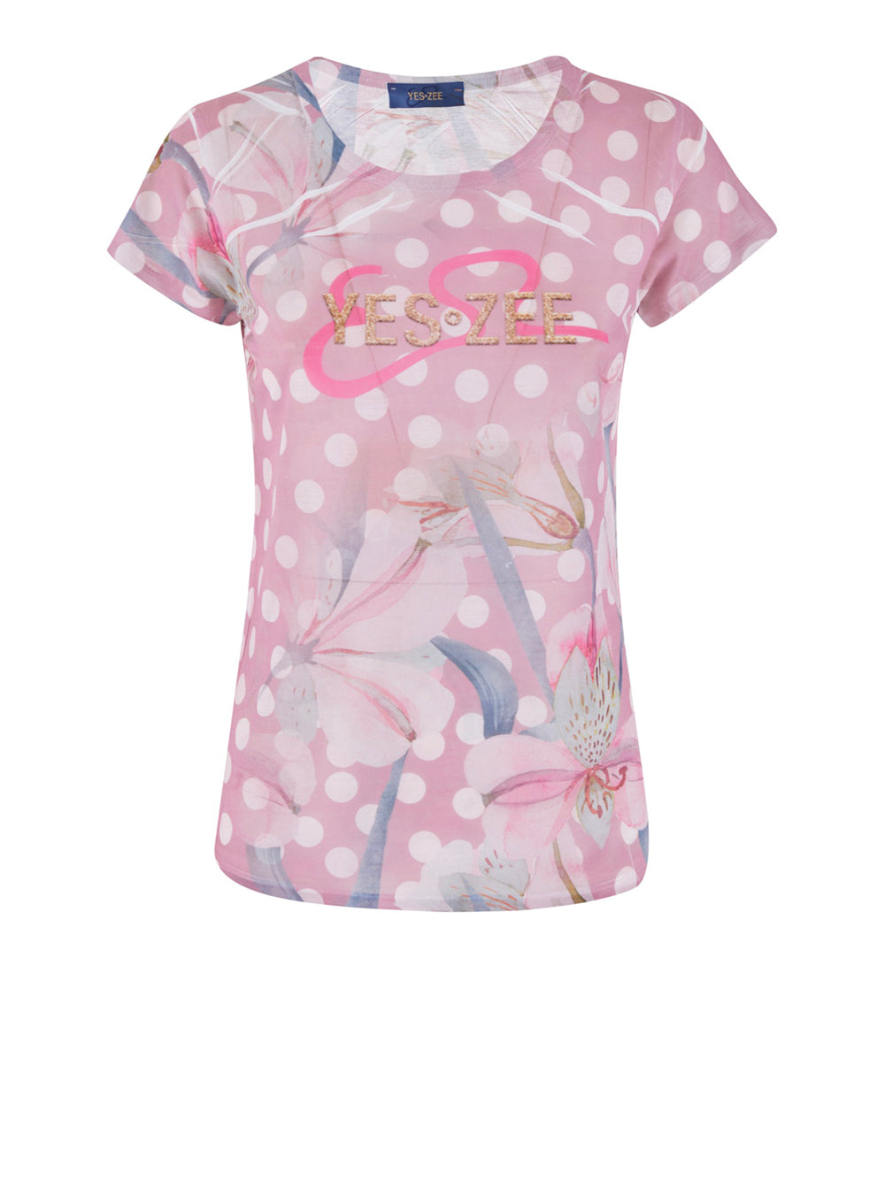 YES ZEE T-shirt Donna - modello T236Y107 Rosa