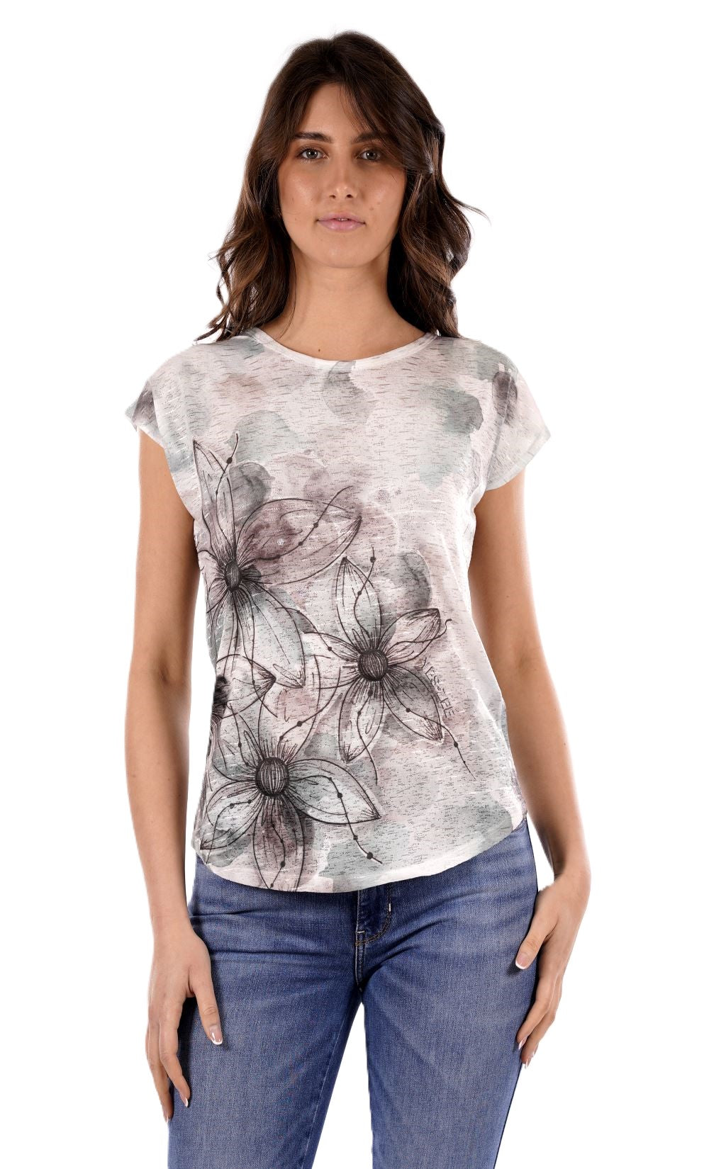 YES ZEE T-shirt Donna - modello T243Y302 Verde