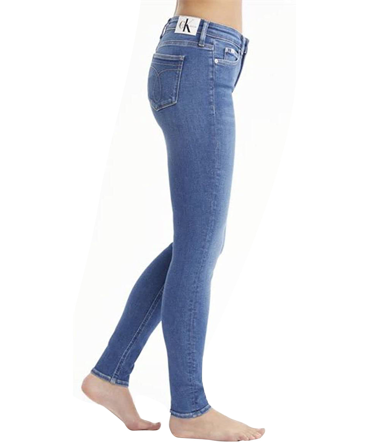Calvin Klein Calvin Klein Jeans Jeans Donna Mod. J20J220219 MID RISE SKINNY 1A4 DENIM Blu