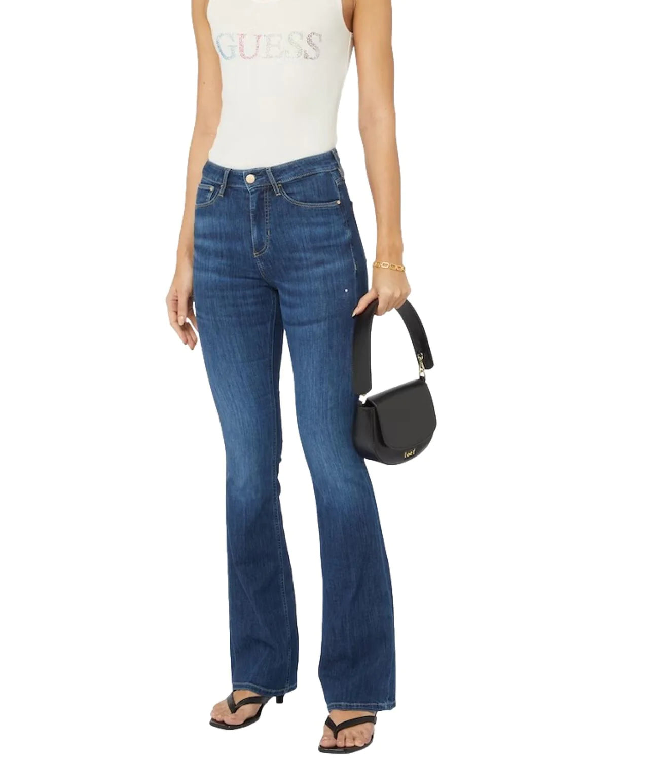 Guess Jeans Donna Mod. W3GA0L D4K95 FOCE DENIM Blu