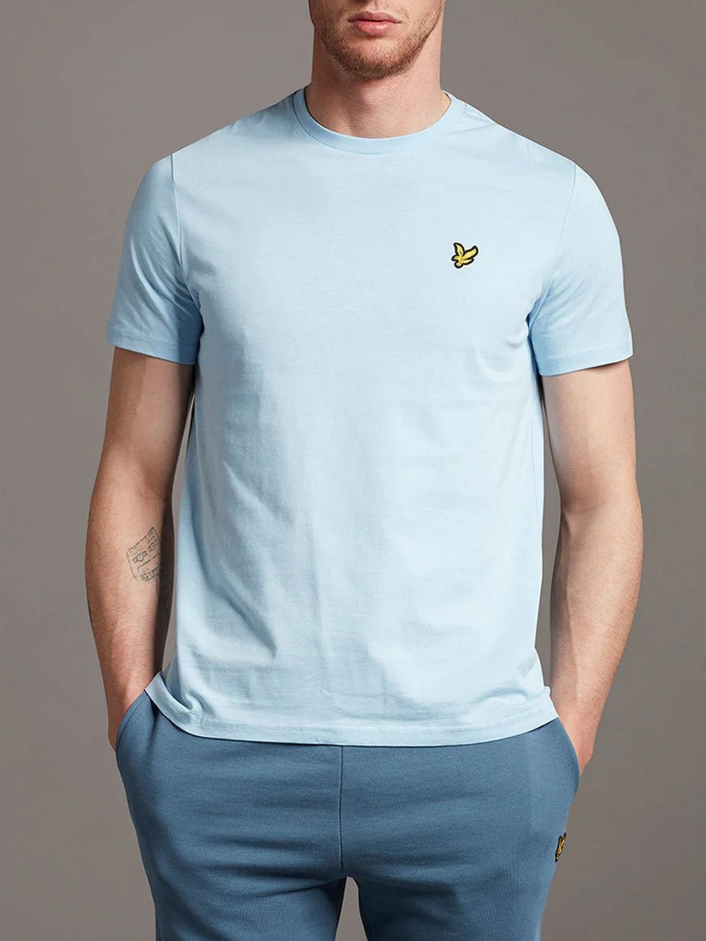 Lyle & Scott T-shirt Lyle &amp; Scott da Uomo Celeste
