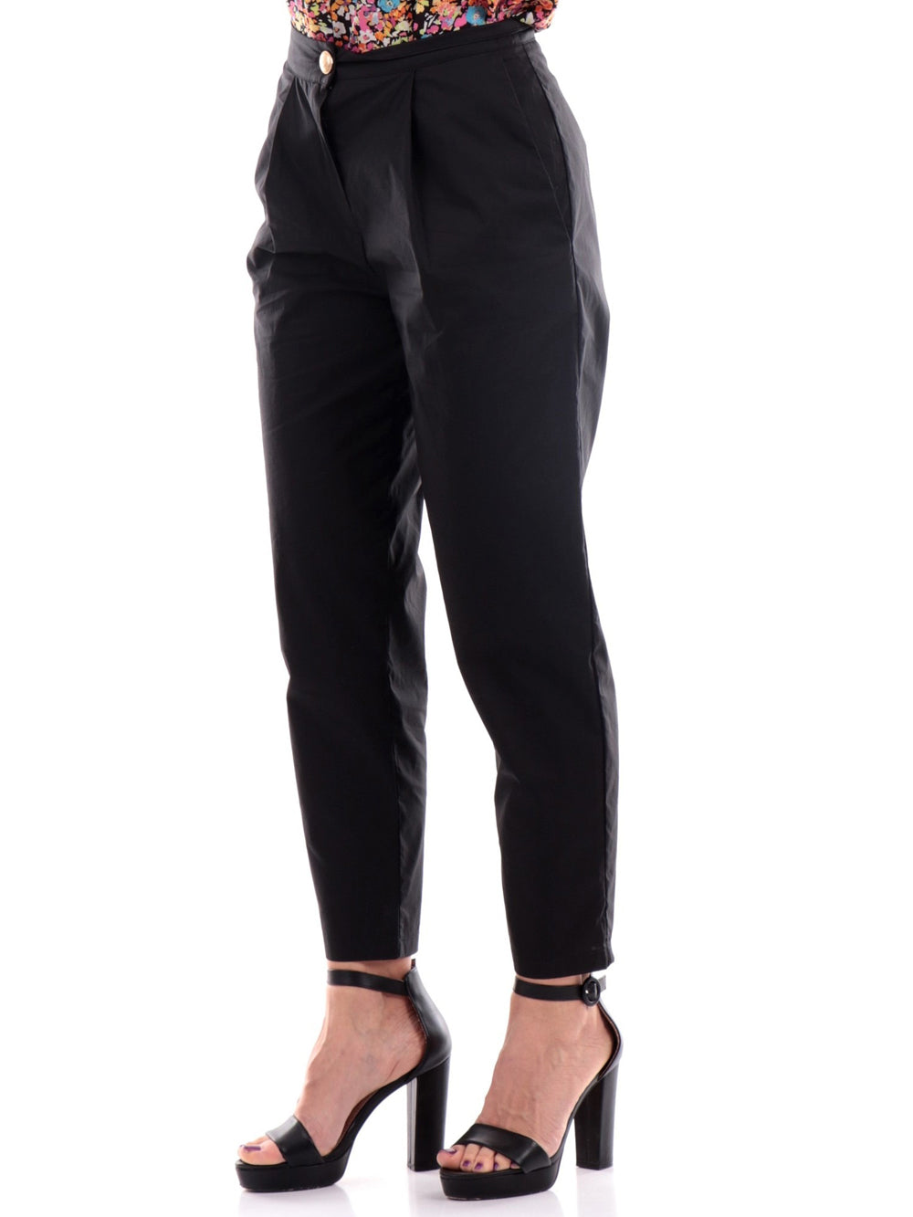 Yes Zee Pantalone da Donna Nero