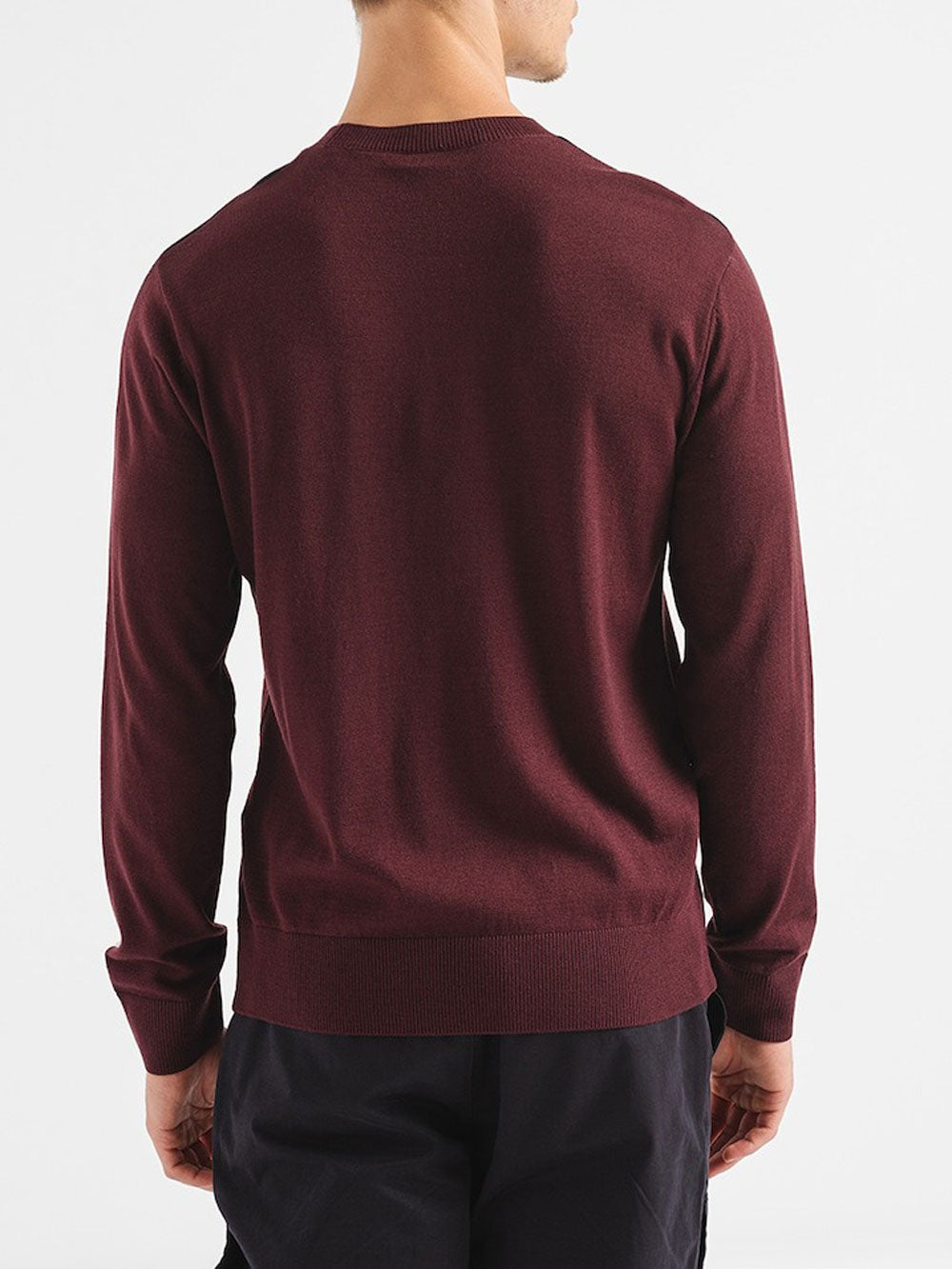 Armani Exchange Pullover da Uomo - Bordeaux