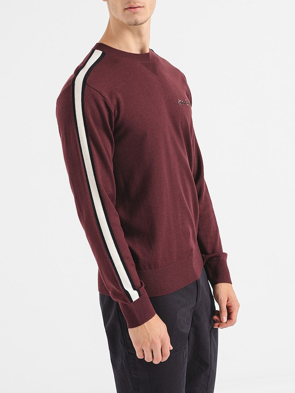 Armani Exchange Pullover da Uomo - Bordeaux