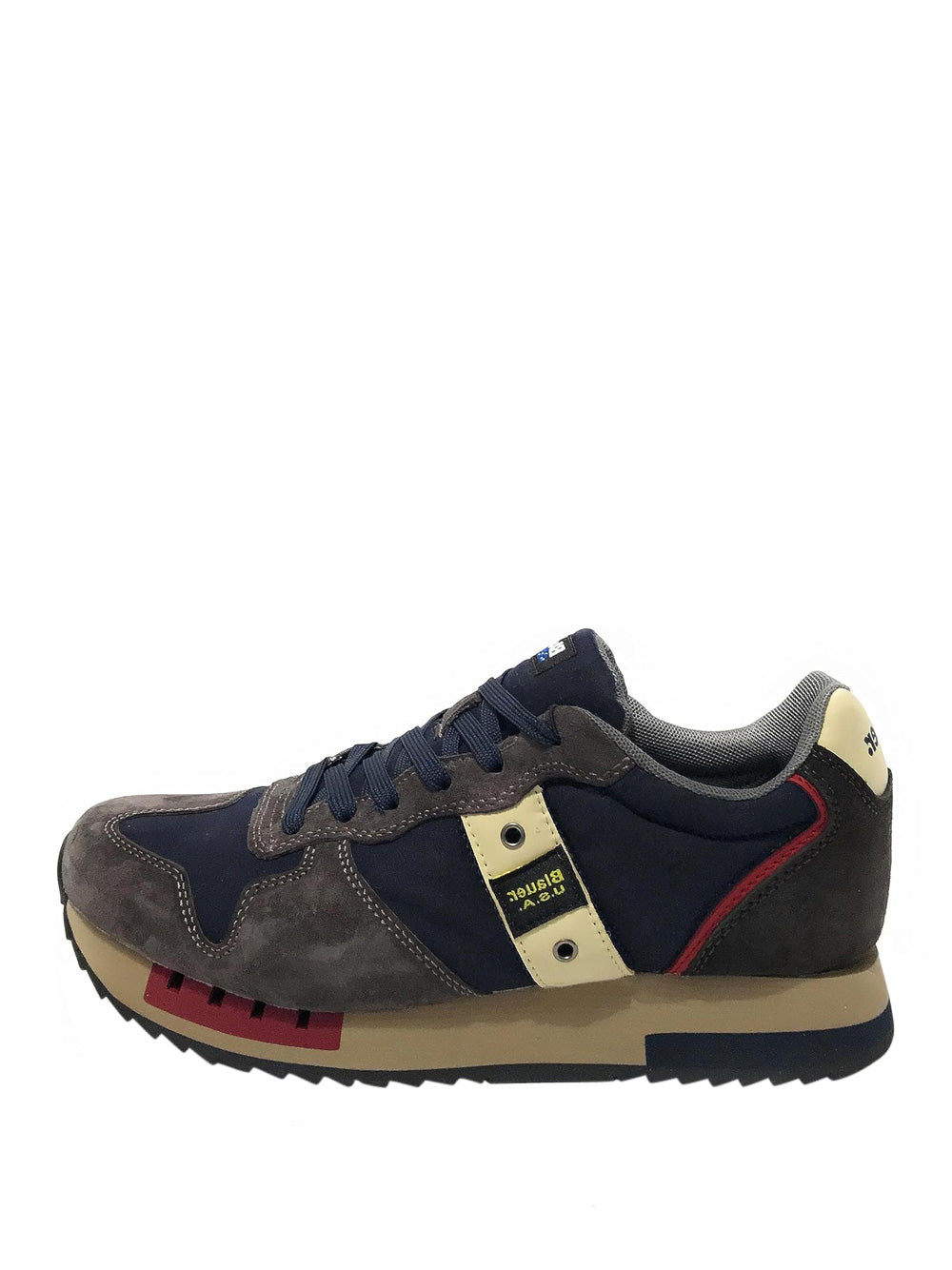 Blauer Sneakers Quens01 da Uomo - Blu