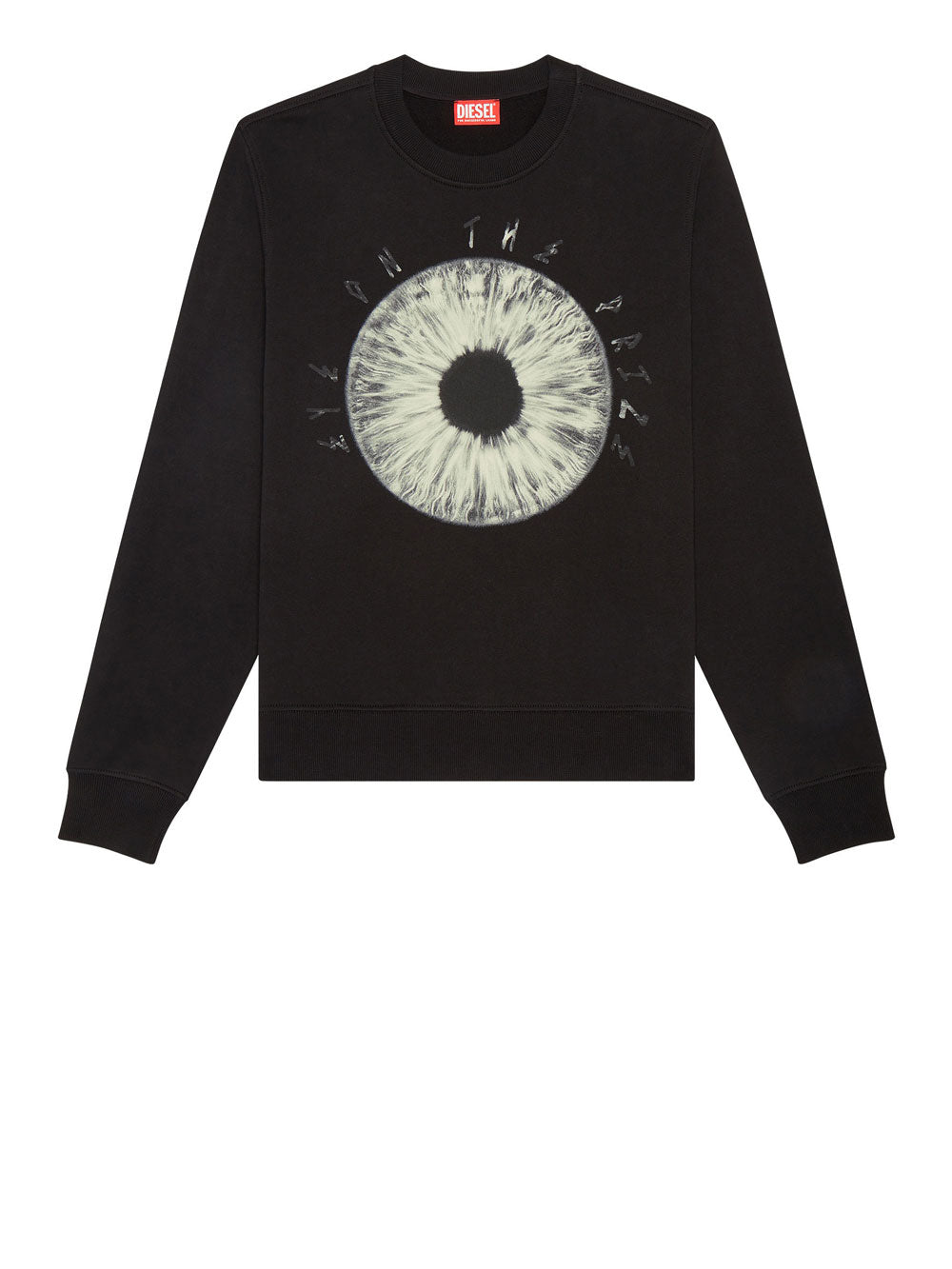 Diesel Felpa S-Ginn-L5 da Uomo - Nero