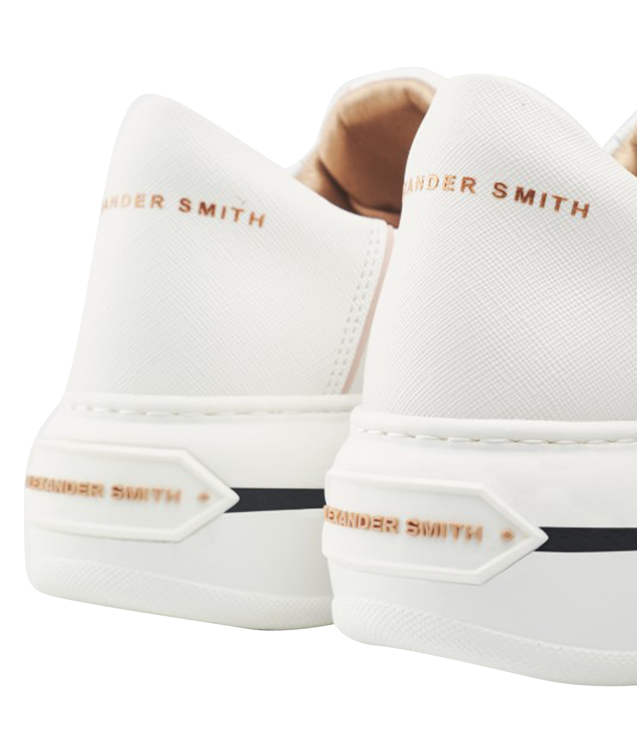 Alexander Smith Sneakers Donna Mod. ASAZLSW1948 LANCASTER W WRS-ROSE WHITE Bianco