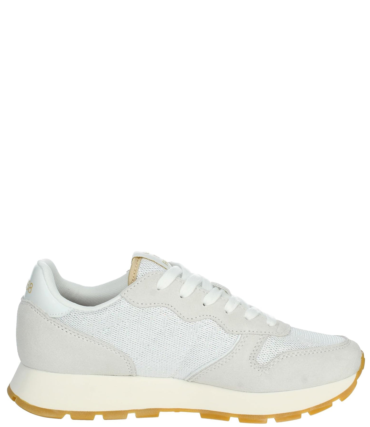 Sun68 Sneakers Donna Mod. CPZ34203 ALLY GLITTER TEXTILE 01 WHITE Bianco