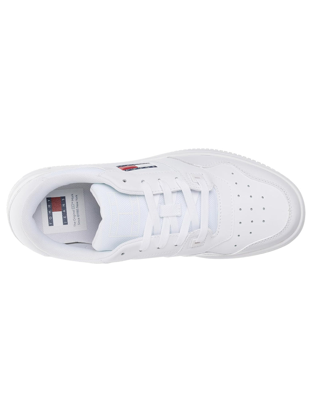 Tommy Hilfiger Tommy Jeans Sneakers Uomo Mod. EM0EM01395 YBR White Bianco
